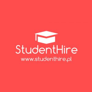 Logo StudentHire - www.studenthire.pl (link jako część logo)